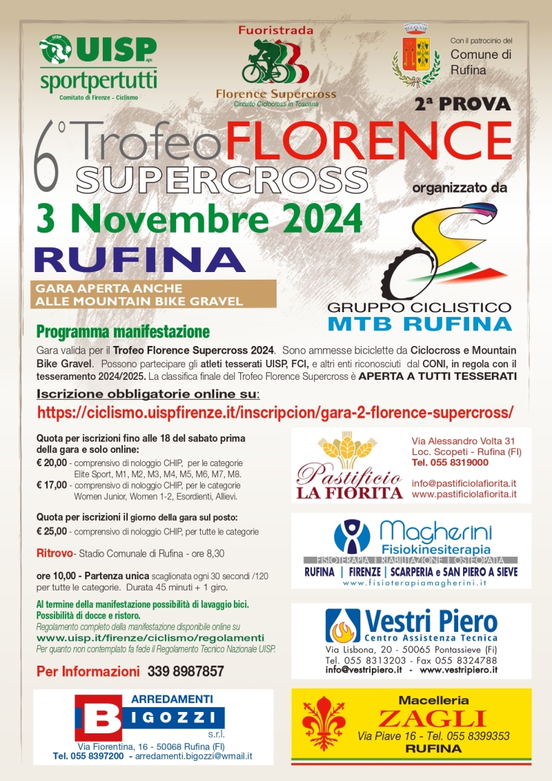 GARA 2 FLORENCE SUPERCROSS - Iscriviti GARA 2 FLORENCE SUPERCROSS - Iscriviti